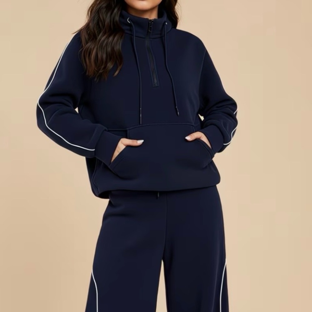 Navy blue Track Suit Set